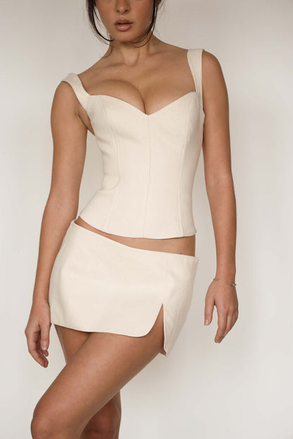 Ella Sleek Cut-Out Mini Dress