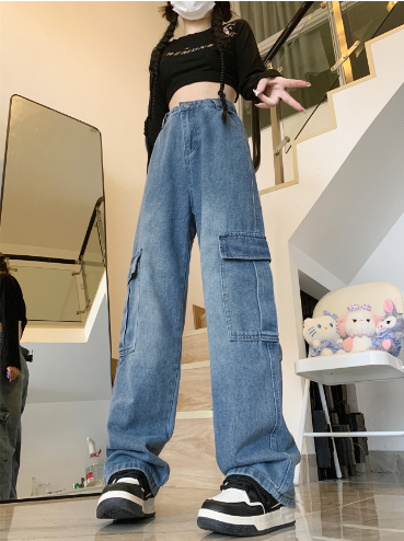 Chloe Urban Cargo Denim Pants