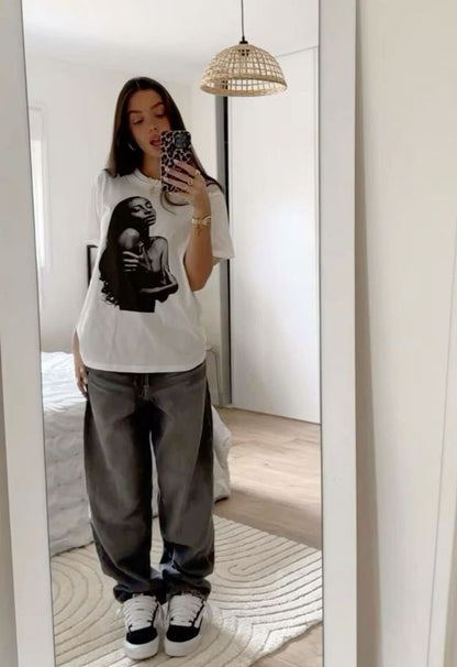 Sade Graphic Oversized Tee